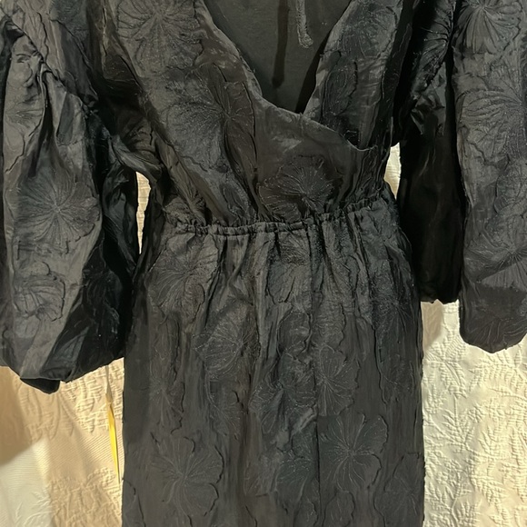 Kika Vargas X Target Floral Texture Scallop Back Midi Dress, size small, NWT - Picture 12 of 16